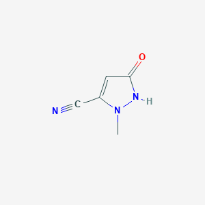 3-Hydroxy-1-methyl-1H-pyrazole-5-carbonitrile