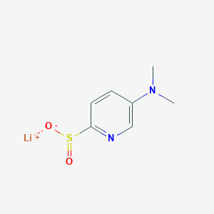 Lithium(1+) ion 5-(dimethylamino)pyridine-2-sulfinate