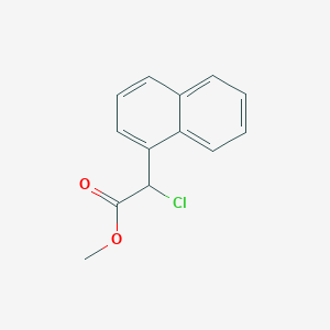 molecular formula C13H11ClO2 B2816158 甲基-2-氯-2-(萘-1-基)乙酸酯 CAS No. 1250731-69-1