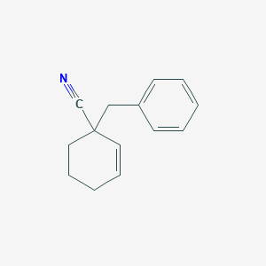 molecular formula C14H15N B2816161 1-Benzylcyclohex-2-ene-1-carbonitrile CAS No. 1922970-93-1
