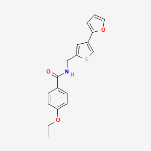 B2816174 4-ethoxy-N-{[4-(furan-2-yl)thiophen-2-yl]methyl}benzamide CAS No. 2379978-04-6