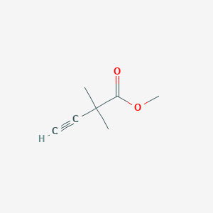 molecular formula C7H10O2 B028162 Methyl 2,2-dimethylbut-3-ynoate CAS No. 95924-34-8