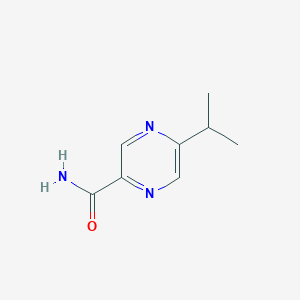 molecular formula C8H11N3O B028163 5-Propan-2-ylpyrazine-2-carboxamide CAS No. 111035-35-9