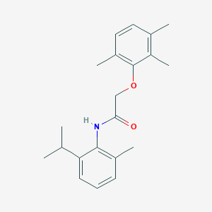 molecular formula C21H27NO2 B2816335 N-[2-methyl-6-(propan-2-yl)phenyl]-2-(2,3,6-trimethylphenoxy)acetamide CAS No. 459417-52-8
