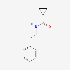 molecular formula C12H15NO B2816349 N-phenethylcyclopropanecarboxamide CAS No. 401582-88-5