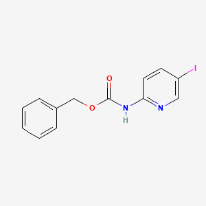 molecular formula C13H11IN2O2 B2816365 benzyl N-(5-iodopyridin-2-yl)carbamate CAS No. 1208083-10-6