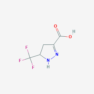 5-(trifluoromethyl)-4,5-dihydro-1H-pyrazole-3-carboxylic acid