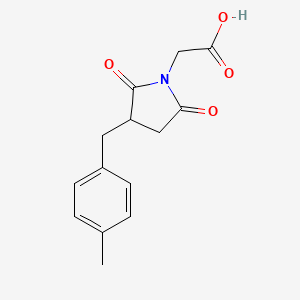 [3-(4-Methyl-benzyl)-2,5-dioxo-pyrrolidin-1-yl]-acetic acid