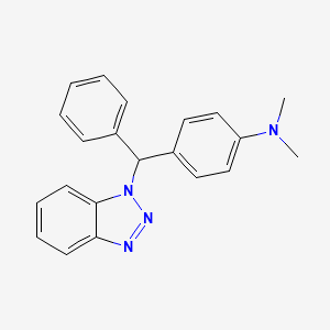 4-[1H-1,2,3-Benzotriazol-1-yl(phenyl)methyl]-N,N-dimethylaniline