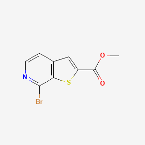 molecular formula C9H6BrNO2S B2816568 Methyl 7-bromothieno[2,3-c]pyridine-2-carboxylate CAS No. 2092325-80-7