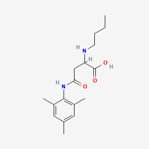 2-(Butylamino)-4-(mesitylamino)-4-oxobutanoic acid