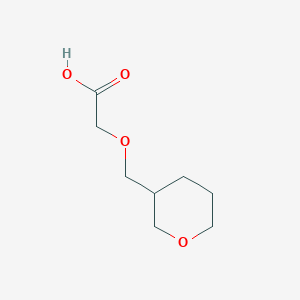 molecular formula C8H14O4 B2817014 2-(Oxan-3-ylmethoxy)acetic acid CAS No. 2273669-71-7