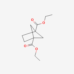molecular formula C12H18O4 B2817066 Diethyl bicyclo[2.1.1]hexane-1,4-dicarboxylate CAS No. 85407-72-3