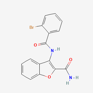B2817127 3-(2-Bromobenzamido)benzofuran-2-carboxamide CAS No. 898373-24-5