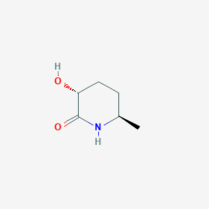 molecular formula C6H11NO2 B2817353 (3R,6R)-3-Hydroxy-6-methylpiperidin-2-one CAS No. 876368-55-7