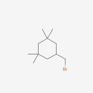 molecular formula C11H21Br B2817396 5-(Bromomethyl)-1,1,3,3-tetramethylcyclohexane CAS No. 1564677-16-2
