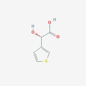 molecular formula C6H6O3S B2817437 (2S)-2-Hydroxy-2-(thiophen-3-yl)acetic acid CAS No. 1379440-84-2