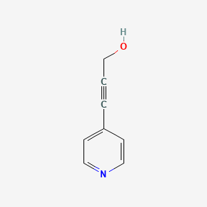 molecular formula C8H7NO B2817449 3-(4-Pyridyl)-2-propyn-1-ol CAS No. 93524-95-9