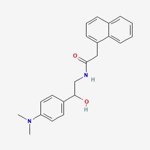 N-(2-(4-(dimethylamino)phenyl)-2-hydroxyethyl)-2-(naphthalen-1-yl)acetamide