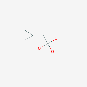 molecular formula C8H16O3 B2817659 (2,2,2-Trimethoxyethyl)cyclopropane CAS No. 1391407-29-6