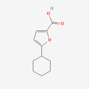 molecular formula C11H14O3 B2817673 5-cyclohexylfuran-2-carboxylic acid CAS No. 14174-52-8