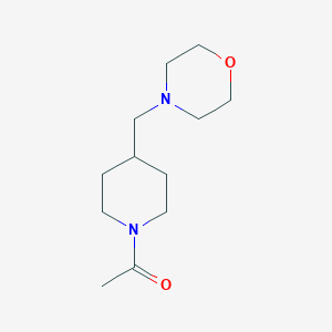 molecular formula C12H22N2O2 B2817700 1-(4-(Morpholinomethyl)piperidin-1-yl)ethanone CAS No. 1215456-53-3
