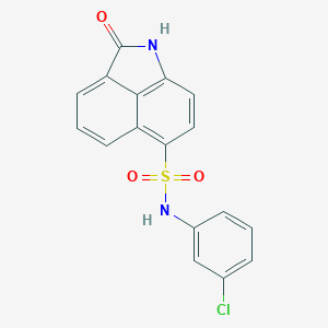 molecular formula C17H11ClN2O3S B281776 FGFR1 inhibitor-13 