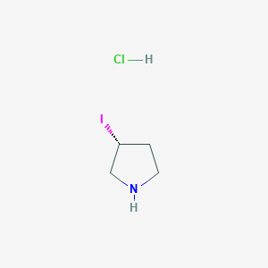 molecular formula C4H9ClIN B2817886 (R)-3-Iodopyrrolidine hydrochloride CAS No. 1353997-17-7