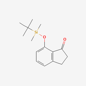 7-((tert-butyldimethylsilyl)oxy)-2,3-dihydro-1H-inden-1-one