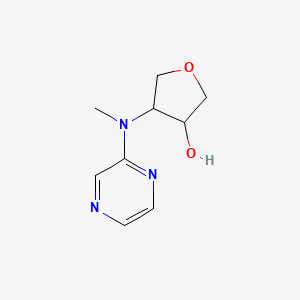 4-[Methyl(pyrazin-2-yl)amino]oxolan-3-ol