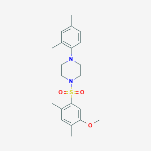 1-(2,4-Dimethylphenyl)-4-((5-methoxy-2,4-dimethylphenyl)sulfonyl)piperazine