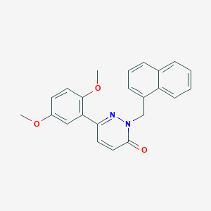 6-(2,5-dimethoxyphenyl)-2-(naphthalen-1-ylmethyl)pyridazin-3(2H)-one