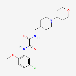 N1-(5-chloro-2-methoxyphenyl)-N2-((1-(tetrahydro-2H-pyran-4-yl)piperidin-4-yl)methyl)oxalamide