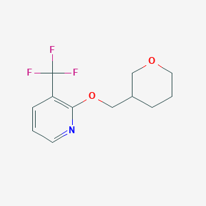 2-[(Oxan-3-yl)methoxy]-3-(trifluoromethyl)pyridine