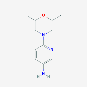 6-(2,6-Dimethylmorpholin-4-yl)pyridin-3-amine