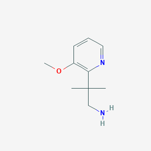 2-(3-Methoxypyridin-2-yl)-2-methylpropan-1-amine