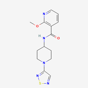 N-(1-(1,2,5-thiadiazol-3-yl)piperidin-4-yl)-2-methoxynicotinamide