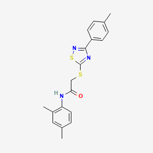 N-(2,4-dimethylphenyl)-2-((3-(p-tolyl)-1,2,4-thiadiazol-5-yl)thio)acetamide