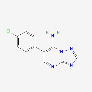 6-(4-Chlorophenyl)[1,2,4]triazolo[1,5-a]pyrimidin-7-amine