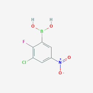 3-Chloro-2-fluoro-5-nitrophenylboronic acid