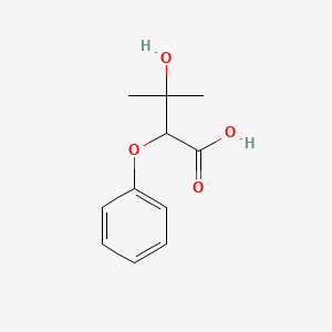 molecular formula C11H14O4 B2818064 3-Hydroxy-3-methyl-2-phenoxybutanoic acid CAS No. 64682-85-5