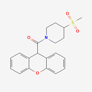(4-(methylsulfonyl)piperidin-1-yl)(9H-xanthen-9-yl)methanone