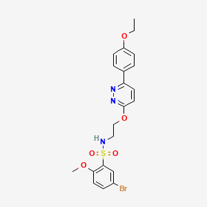 5-bromo-N-(2-((6-(4-ethoxyphenyl)pyridazin-3-yl)oxy)ethyl)-2-methoxybenzenesulfonamide