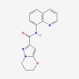 N-(quinolin-8-yl)-6,7-dihydro-5H-pyrazolo[5,1-b][1,3]oxazine-2-carboxamide