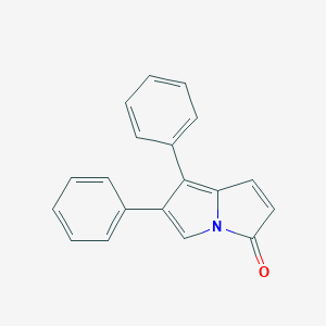 molecular formula C19H13NO B028184 6,7-Diphenyl-3-pyrrolizinone CAS No. 105508-08-5