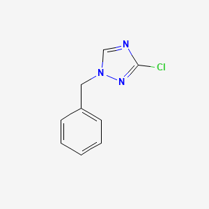molecular formula C9H8ClN3 B2818415 1-benzyl-3-chloro-1H-1,2,4-triazole CAS No. 1279219-28-1