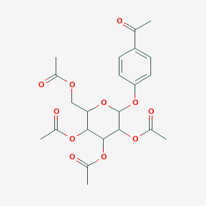 molecular formula C22H26O11 B2818424 Piceoside Tetraacetate CAS No. 1095322-03-4