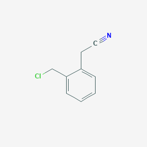 molecular formula C9H8ClN B2818500 2-(Cyanomethyl)benzyl chloride CAS No. 98590-71-7