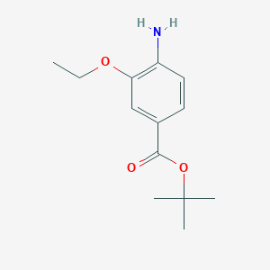 molecular formula C13H19NO3 B2818578 Tert-butyl 4-amino-3-ethoxybenzoate CAS No. 2248362-04-9