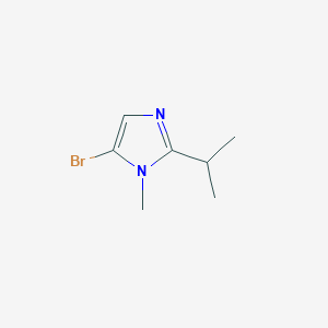 molecular formula C7H11BrN2 B2818590 5-bromo-1-methyl-2-(propan-2-yl)-1H-imidazole CAS No. 1824465-71-5